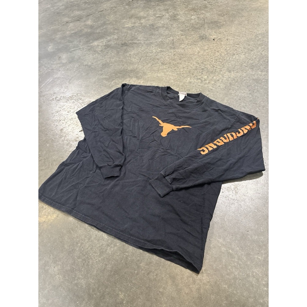 Vintage 90s Texas Longhorns NCAA Long Sleeve Shirt Size Large